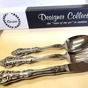 4 Carico DONATELLO Stainless Sets of Three(3)Piece